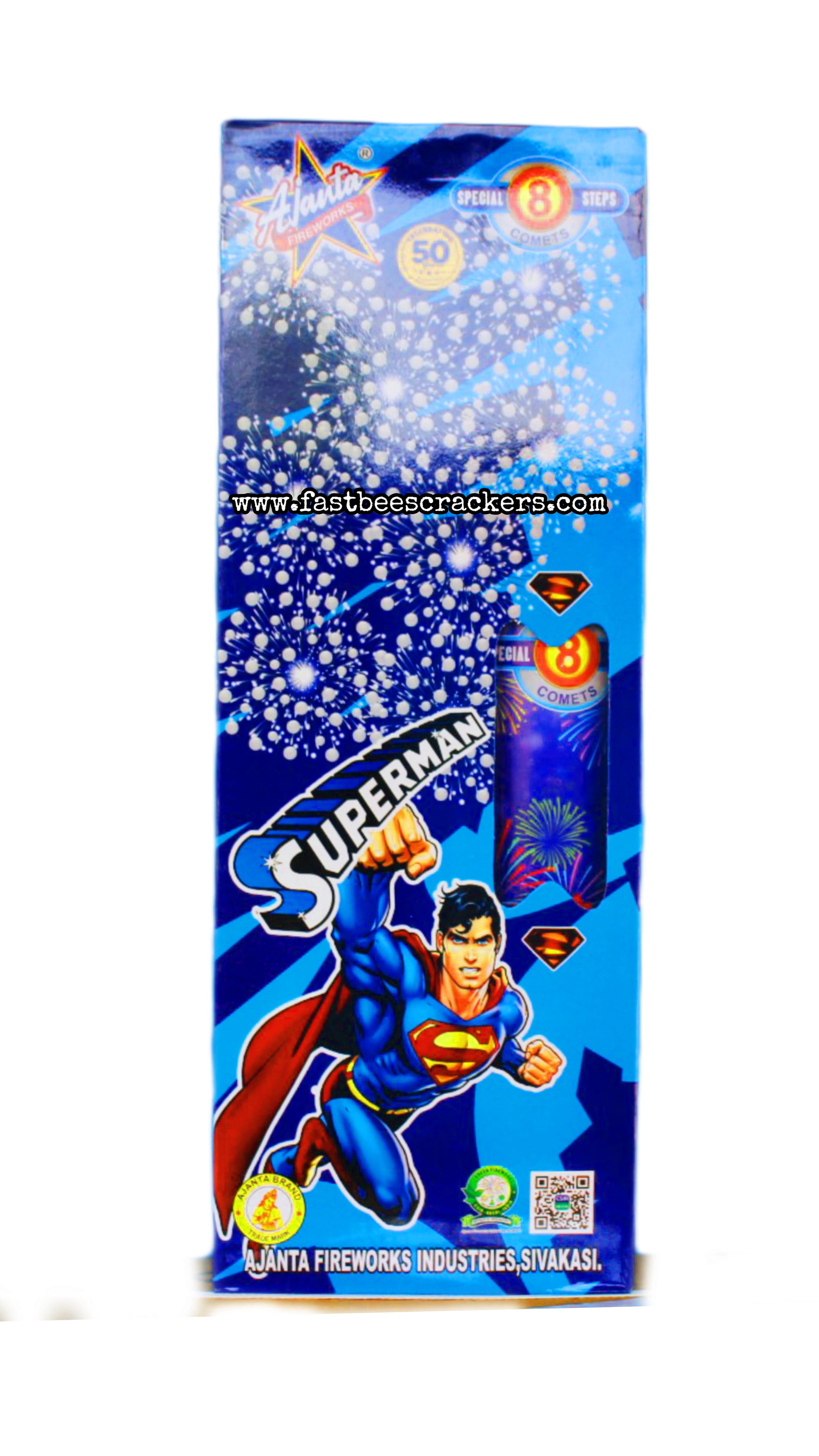 8 Step Superman (silver colour)